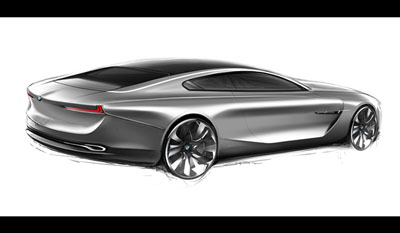 BMW Pininfarina Gran Lusso Coupé Concept 2013 rendering 4